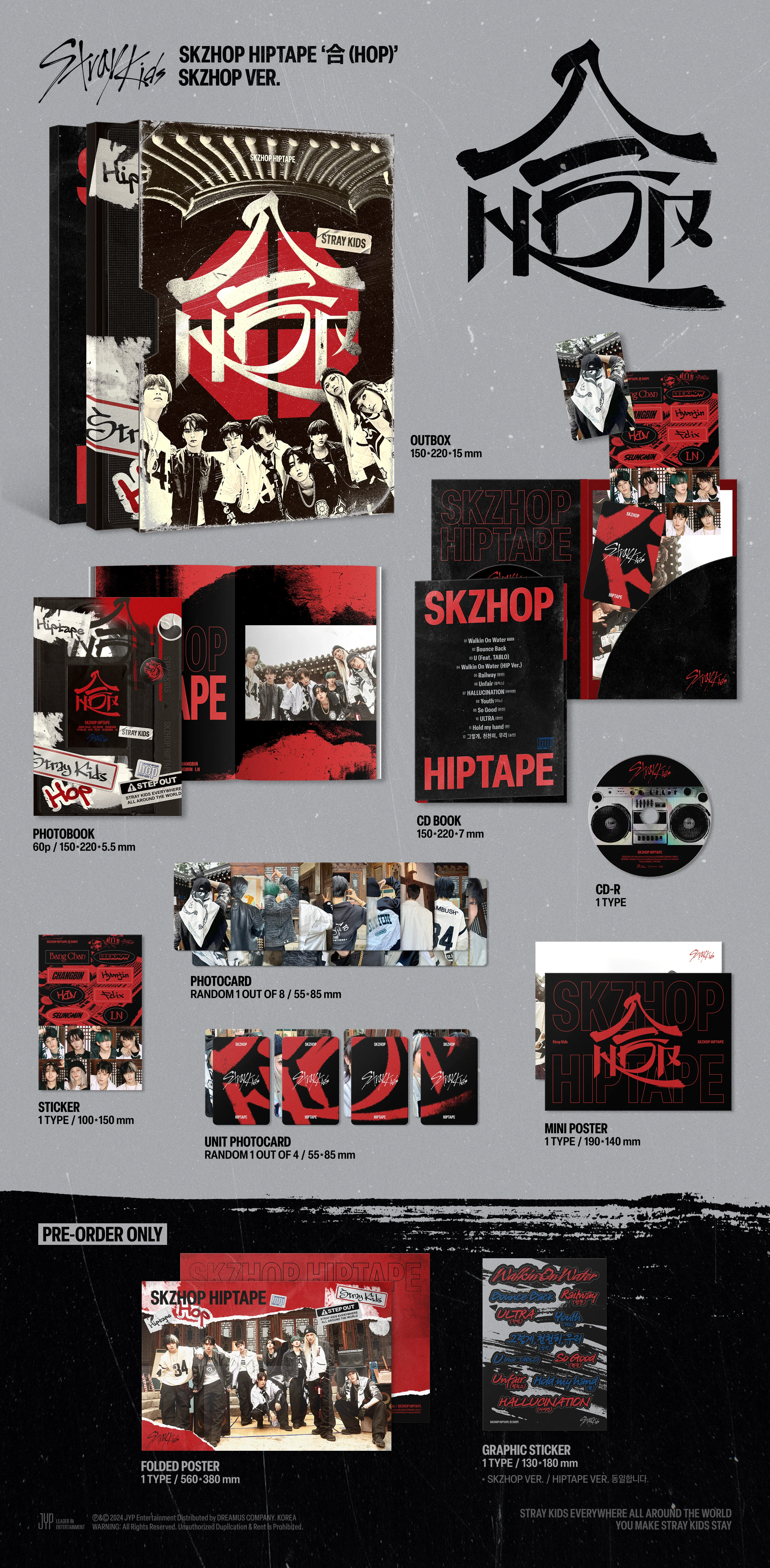 Stray Kids - SKZHOP HIPTAPE 合 (HOP) [SKZHOP Ver.] - 1