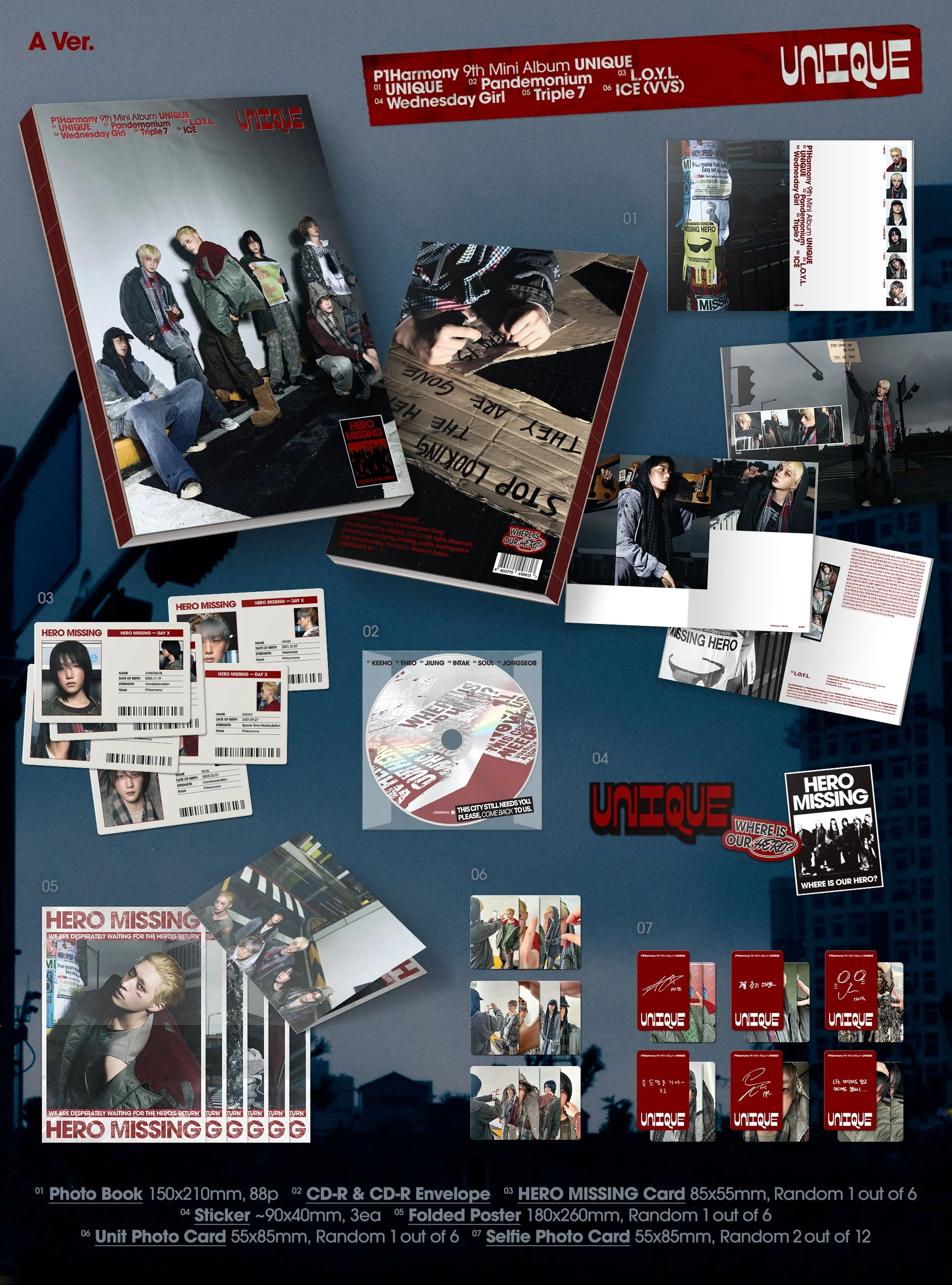 P1Harmony - UNIQUE [Photobook Ver.] - 1