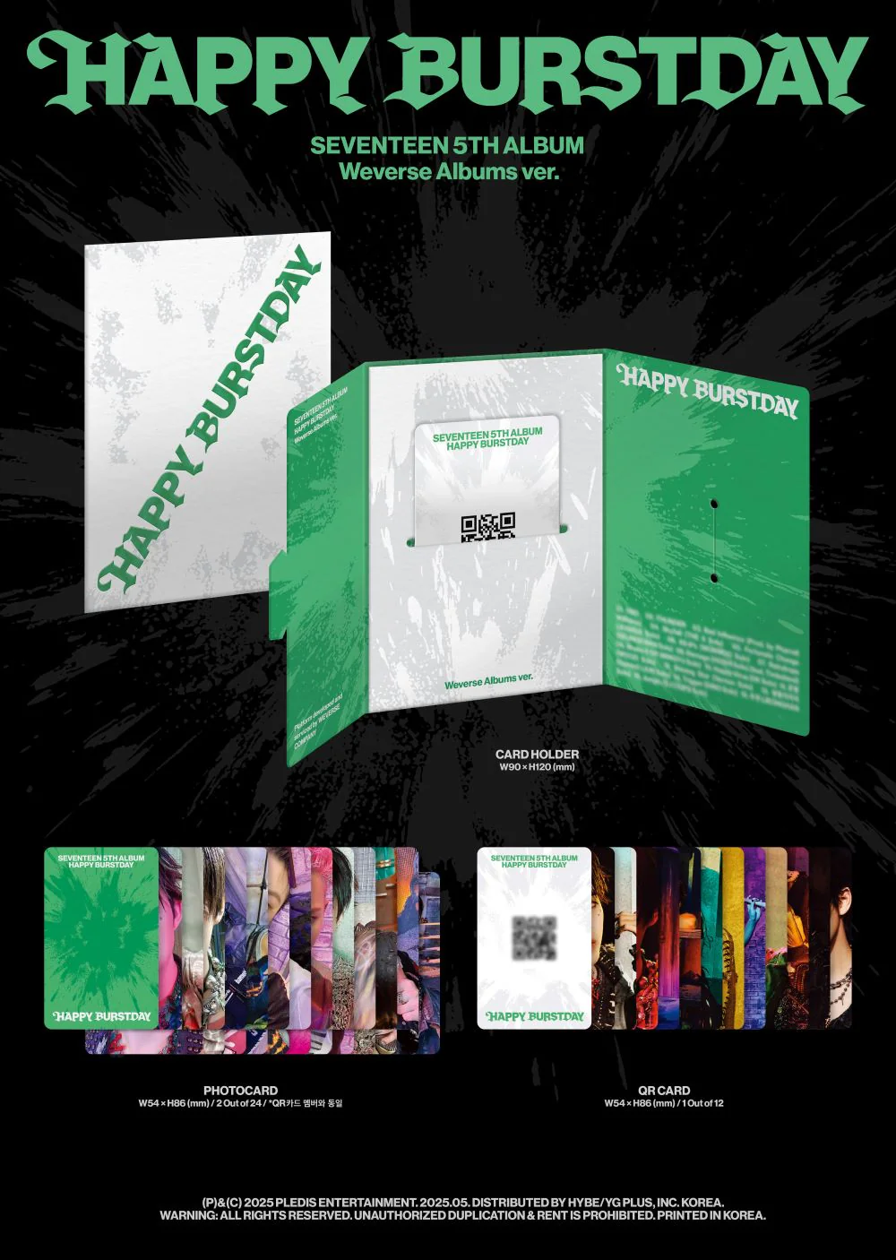 SEVENTEEN - HAPPY BURSTDAY [Weverse Albums Ver.] - 1