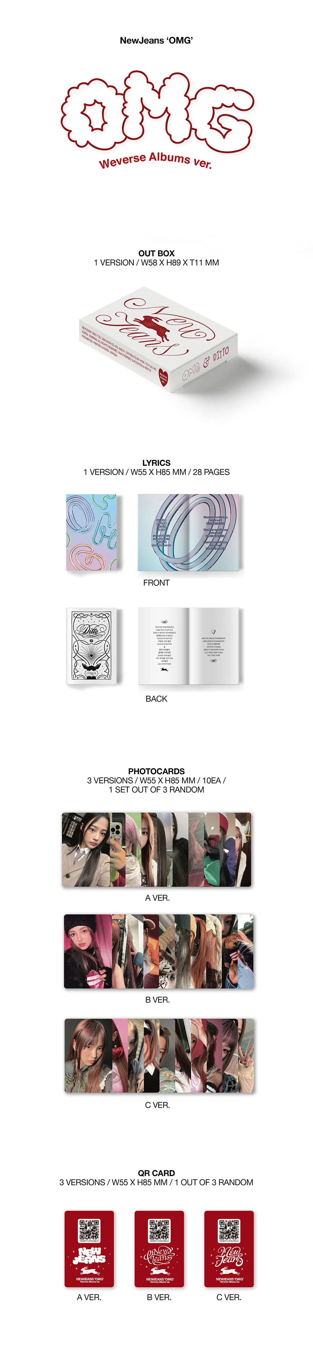 NewJeans - OMG [WEVERSE ALBUMS Ver.] - 1