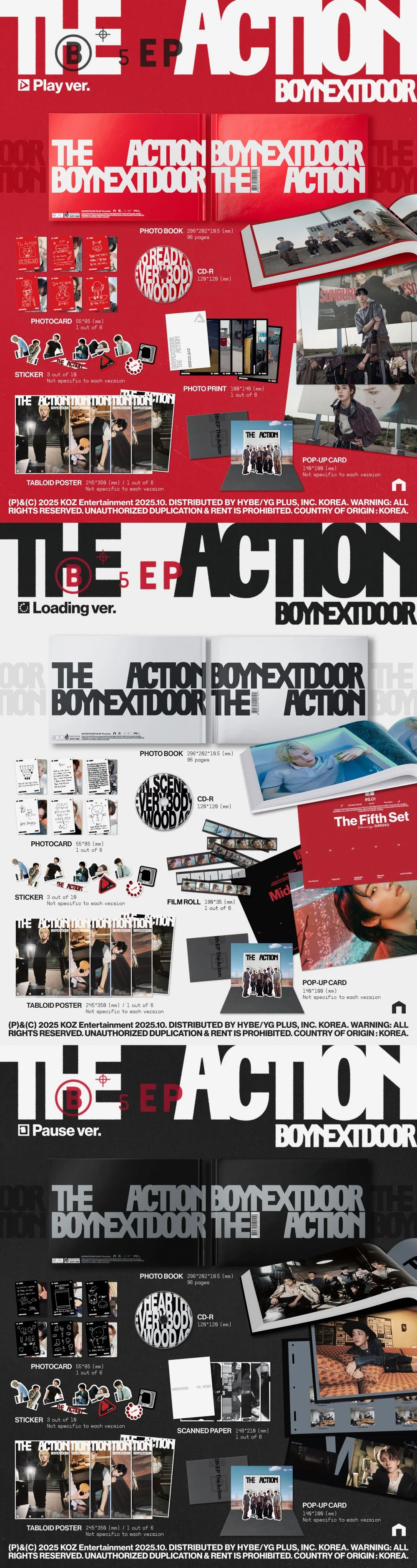 BOYNEXTDOOR - The Action [Standard Ver.] - 1