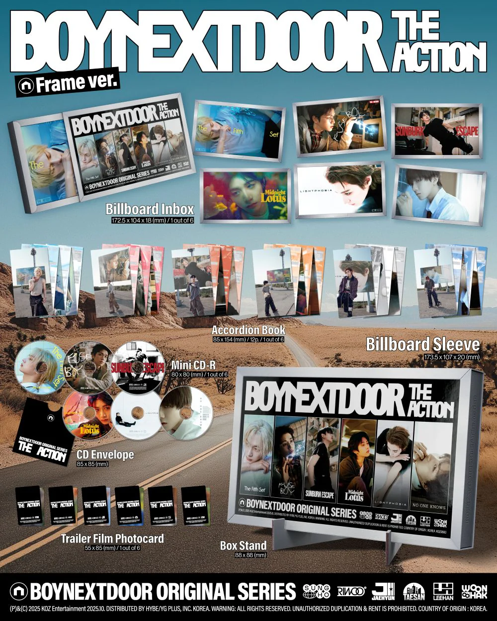 BOYNEXTDOOR - The Action [Frame Ver.] - 1