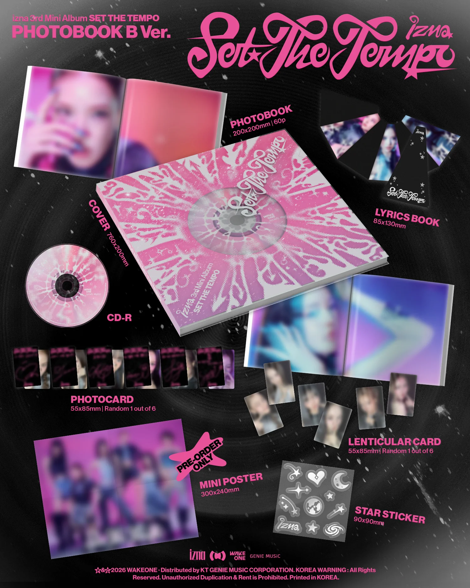 izna - SET THE TEMPO [PHOTOBOOK Ver.] - 2