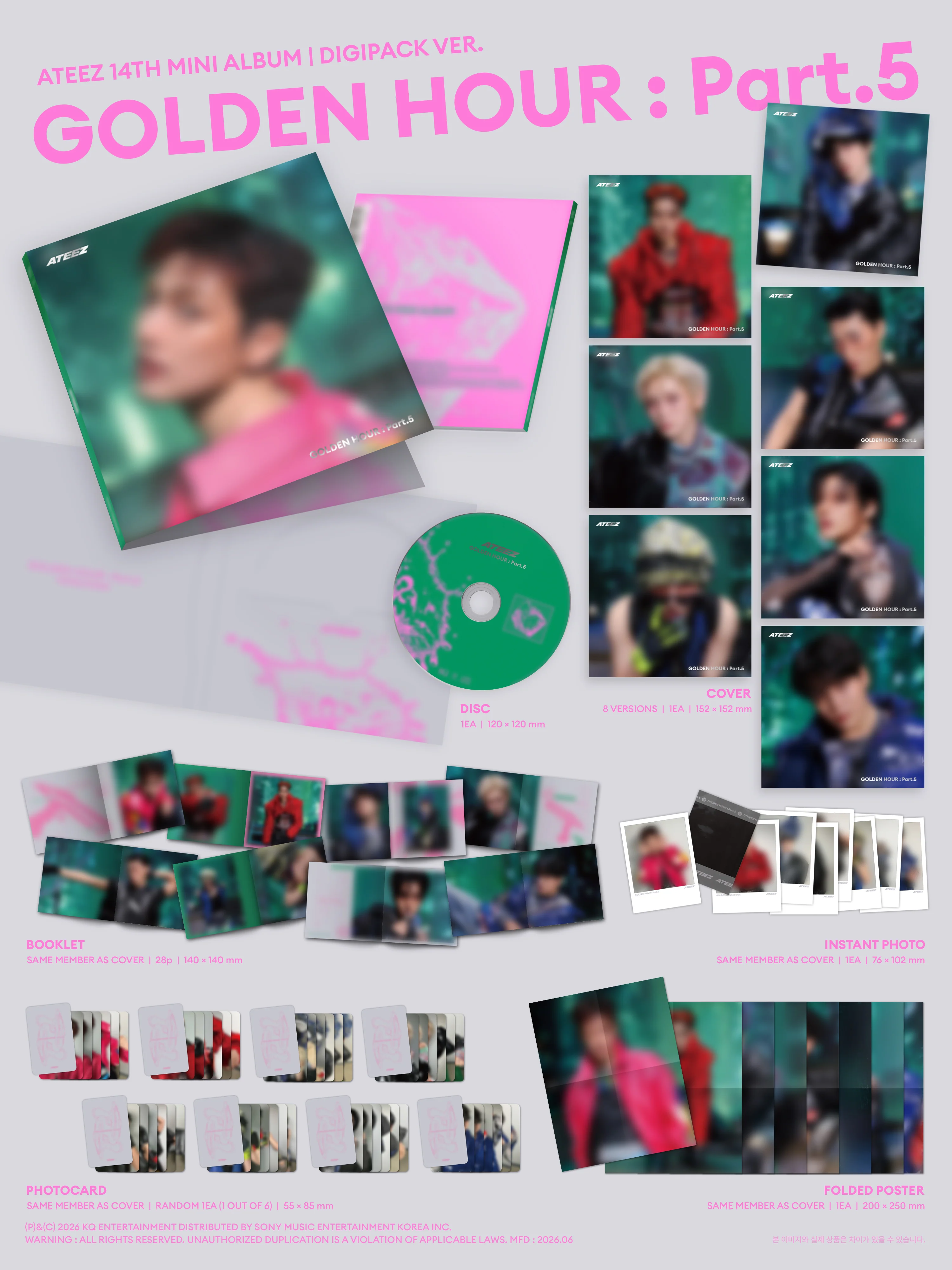 ATEEZ – GOLDEN HOUR Part.5 [Digipack Unit Ver.] - 1