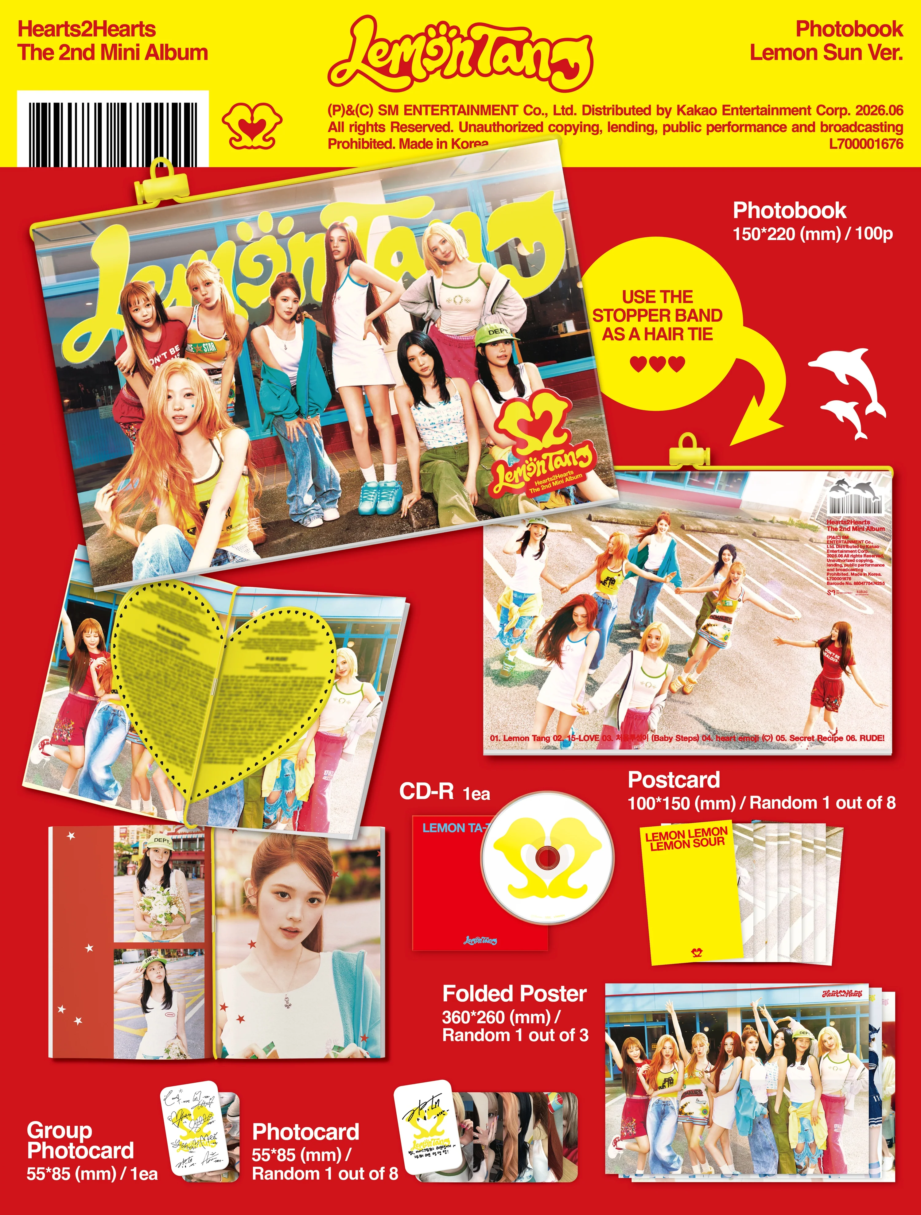 Hearts2Hearts - Lemon Tang [Photobook Ver.] - 1