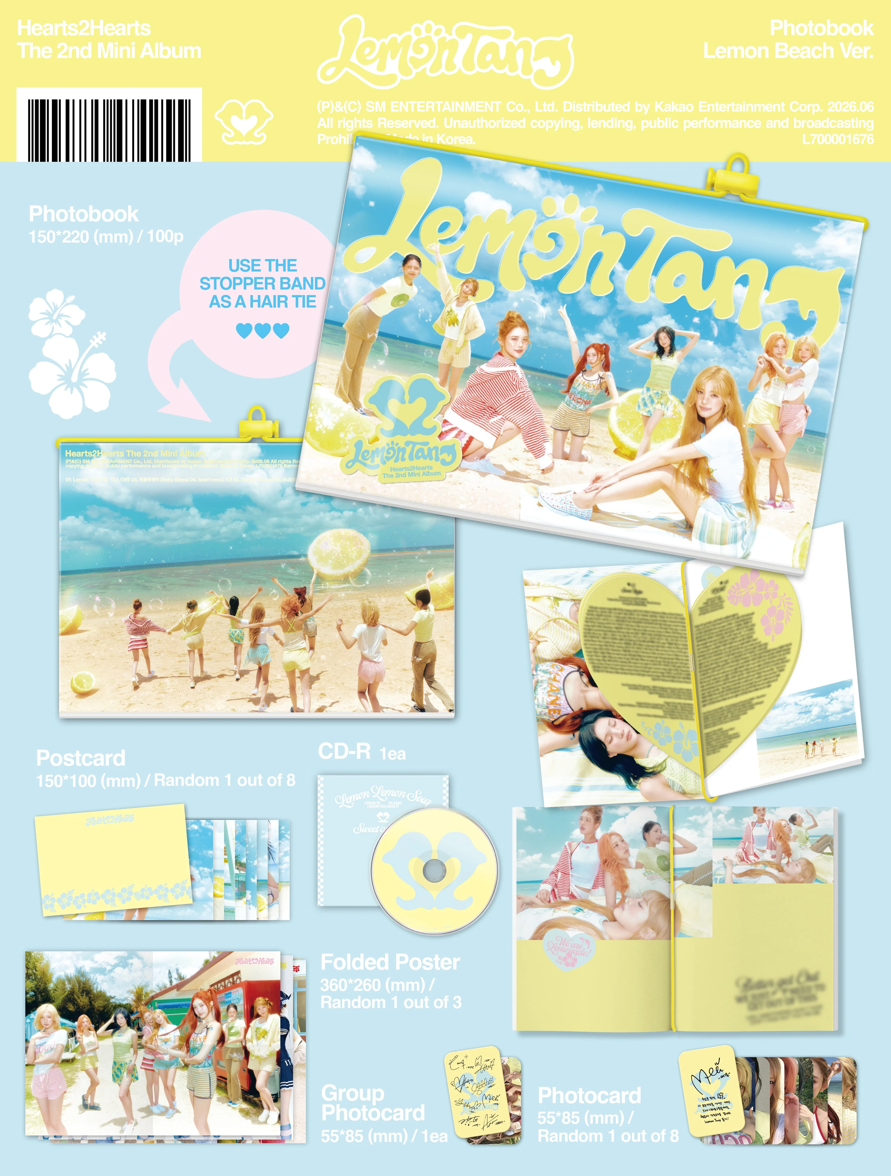 Hearts2Hearts - Lemon Tang [Photobook Ver.] - 2