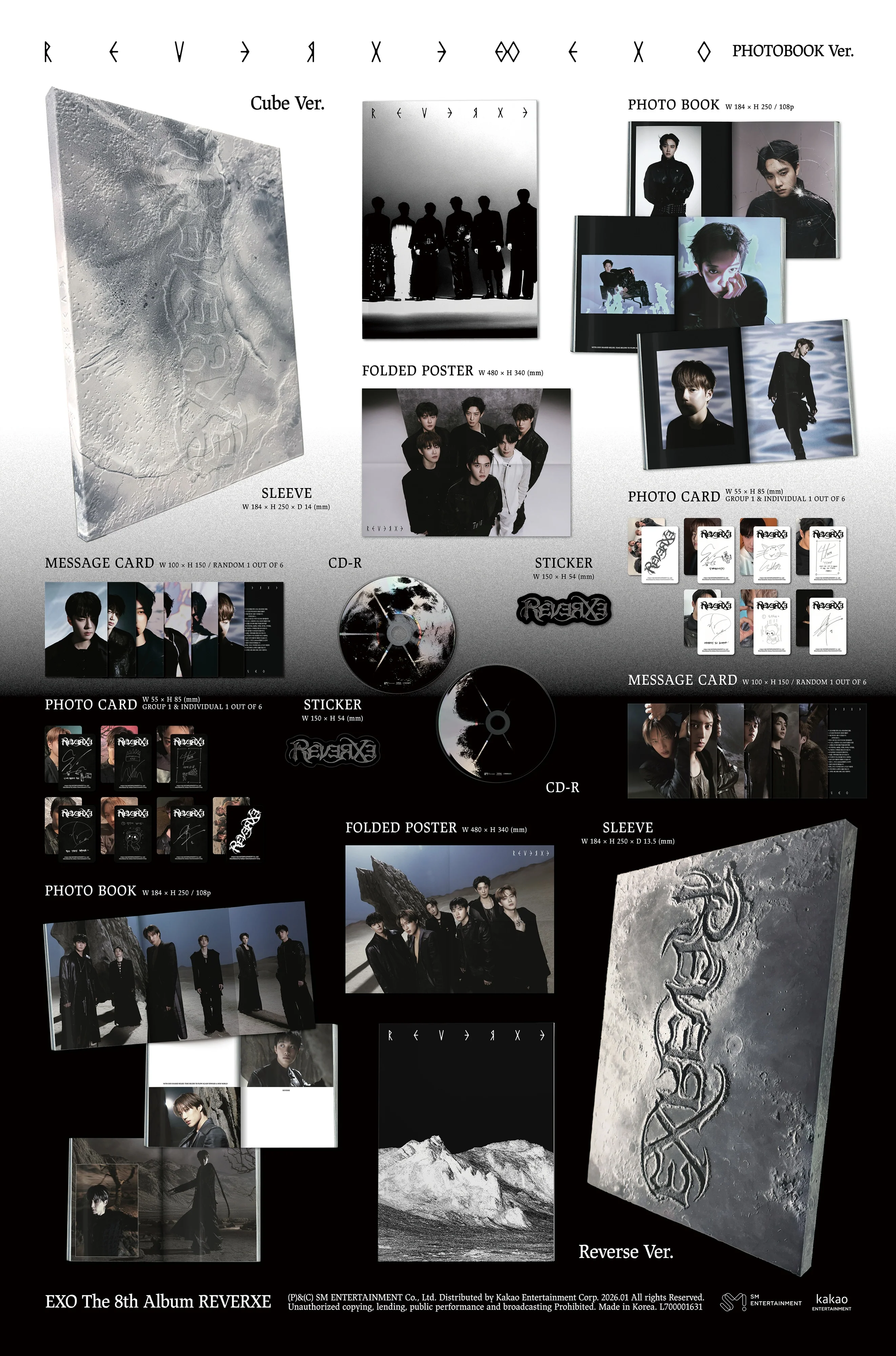 EXO - 8th Album [REVERXE] Photobook Ver. - 1