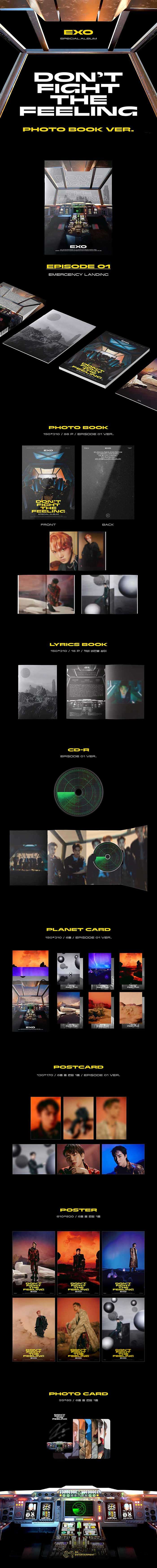 EXO - Special Album [DON’T FIGHT THE FEELING] Photobook Ver.2 - 1