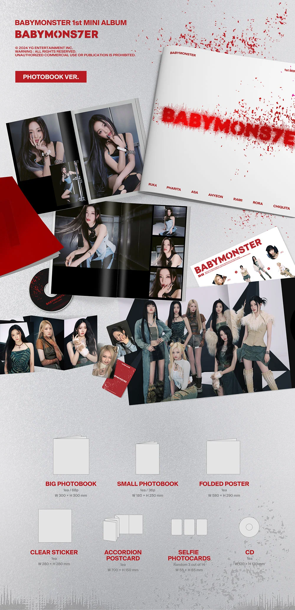 BABYMONSTER - BABYMONS7ER [PHOTOBOOK Ver.] - 1