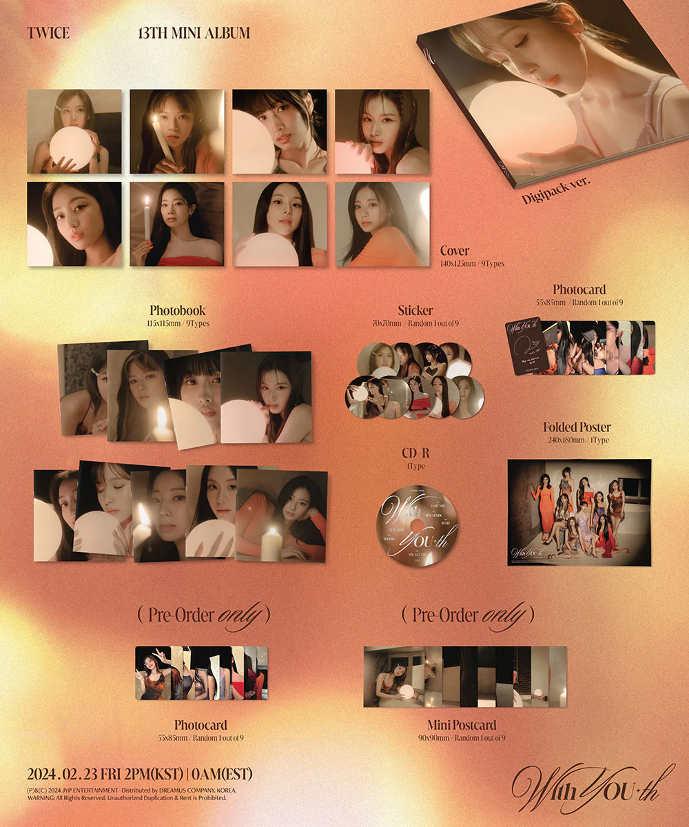 TWICE - With YOU-th [DIGIPACK Ver.] - 1