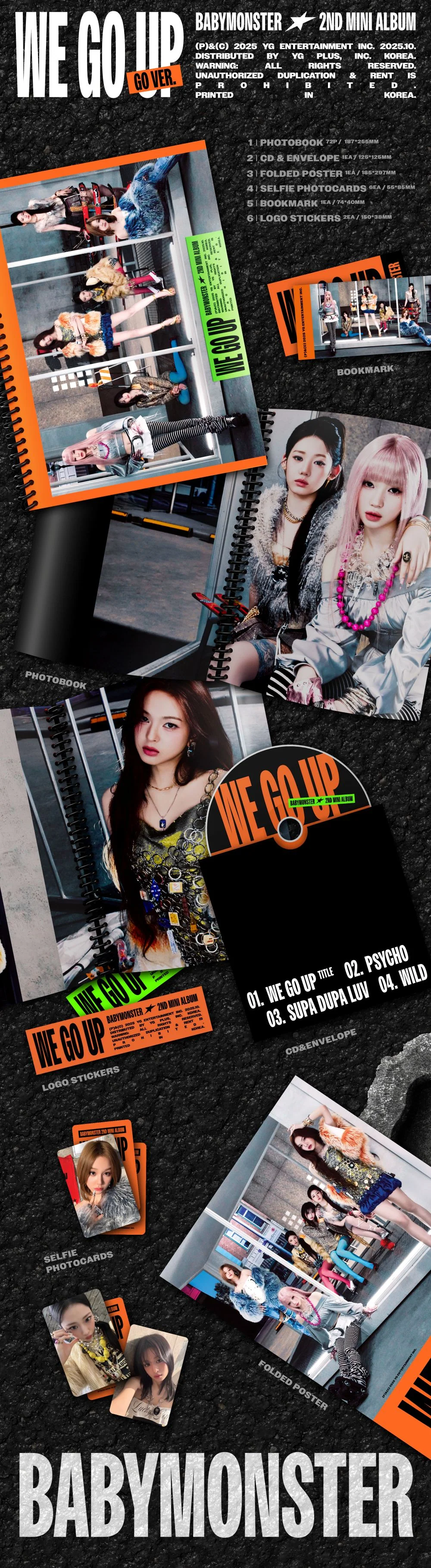 BABYMONSTER - WE GO UP [GO Ver.] - 1