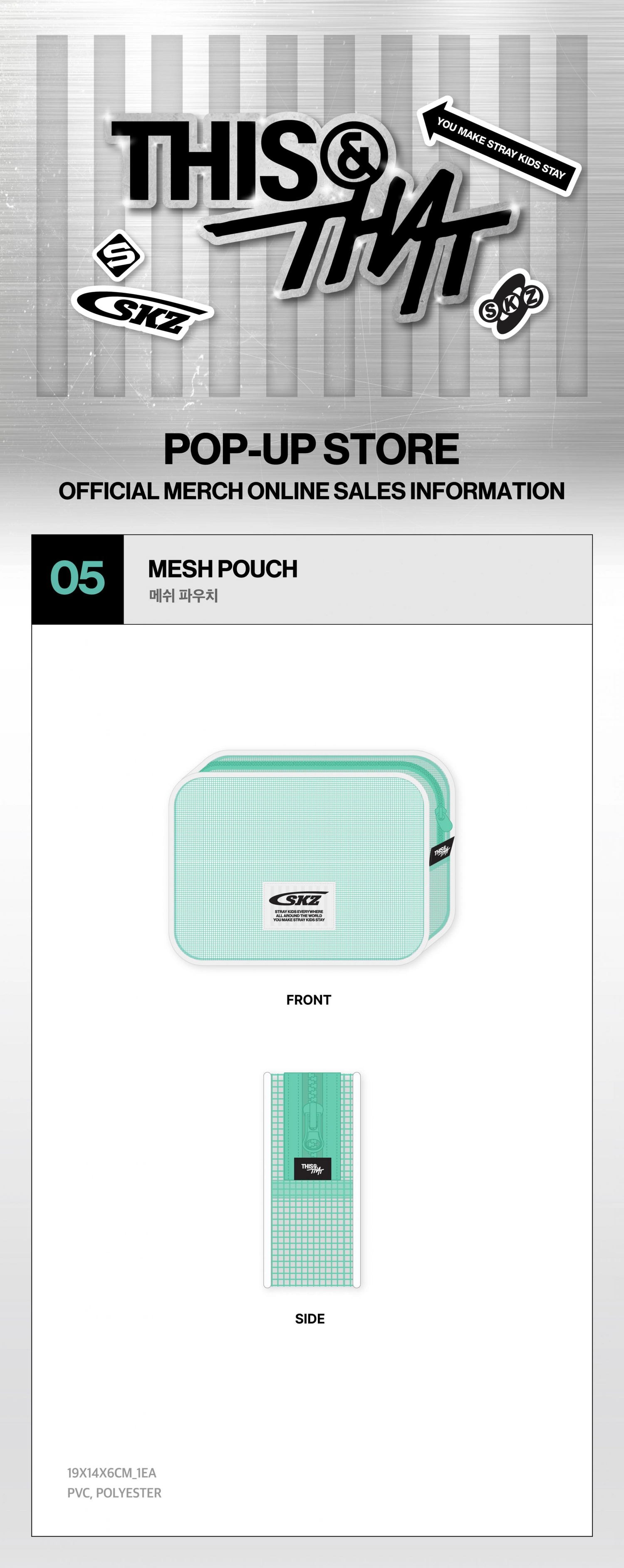 Stray Kids - This & That [SKZOO] Mesh Pouch - 1