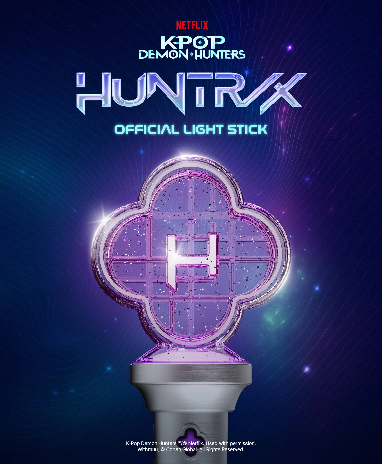 KPOP DEMON HUNTERS - HUNTRIX OFFICIAL LIGHT STICK - 1