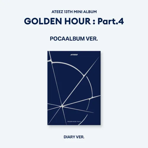 ATEEZ - GOLDEN HOUR : Part.4 [POCAALBUM Ver.] DIARY Ver.